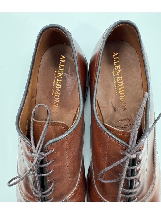 Allen Edmonds Park Avenue Cap-Toe Oxford Brown Leather 12M Men’s Dress Shoes main image 15